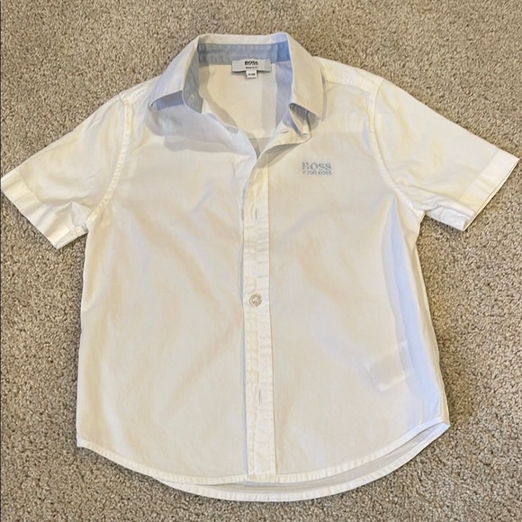 Hugo Boss Other - Hugo Boss White Short Sleeve Shirt, size 6